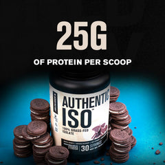 Authentic ISO scoop—ready to mix a quick protein shake.