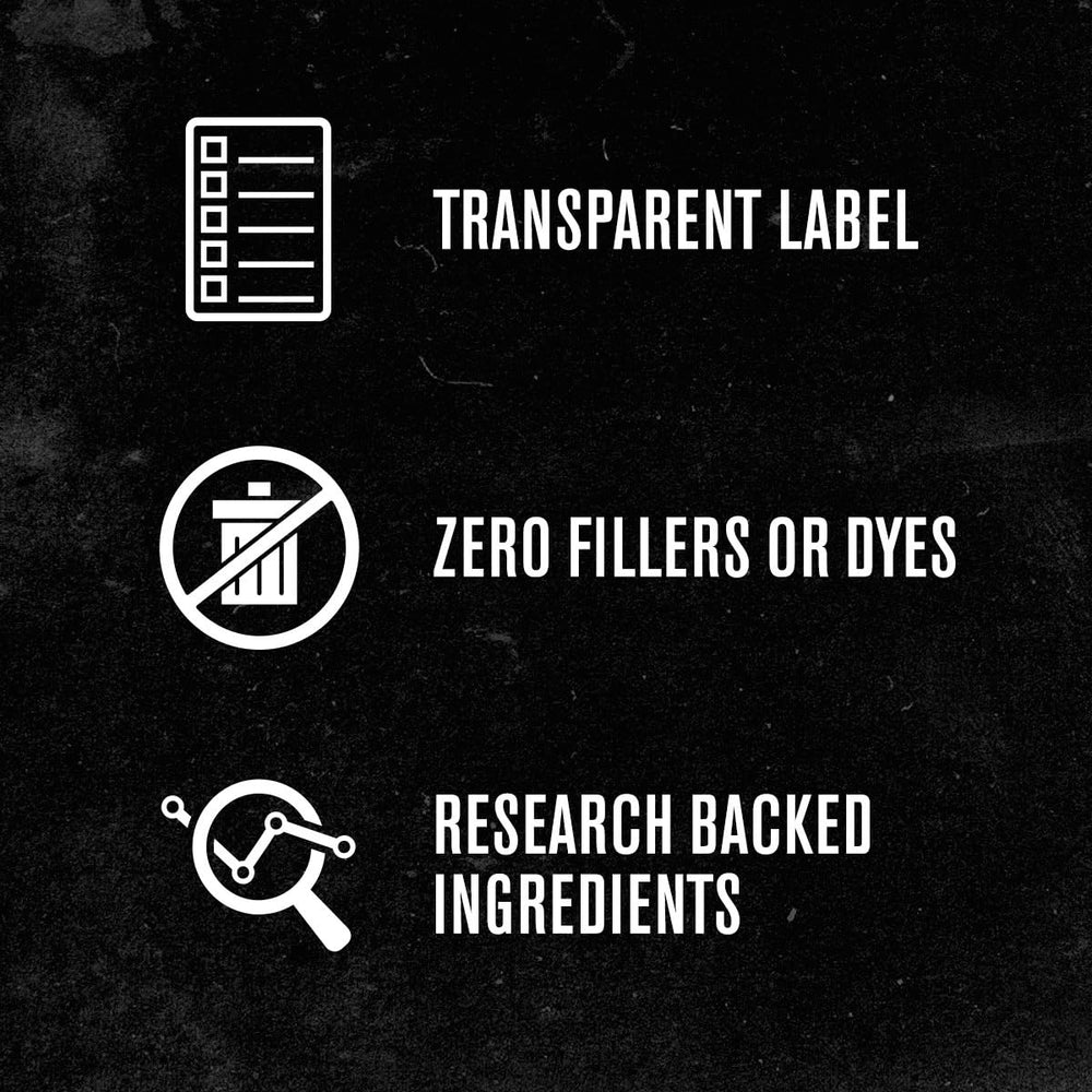 Jacked Factory BCAA Powder Fermented Fruit Punch label highlights 6 g per serving.