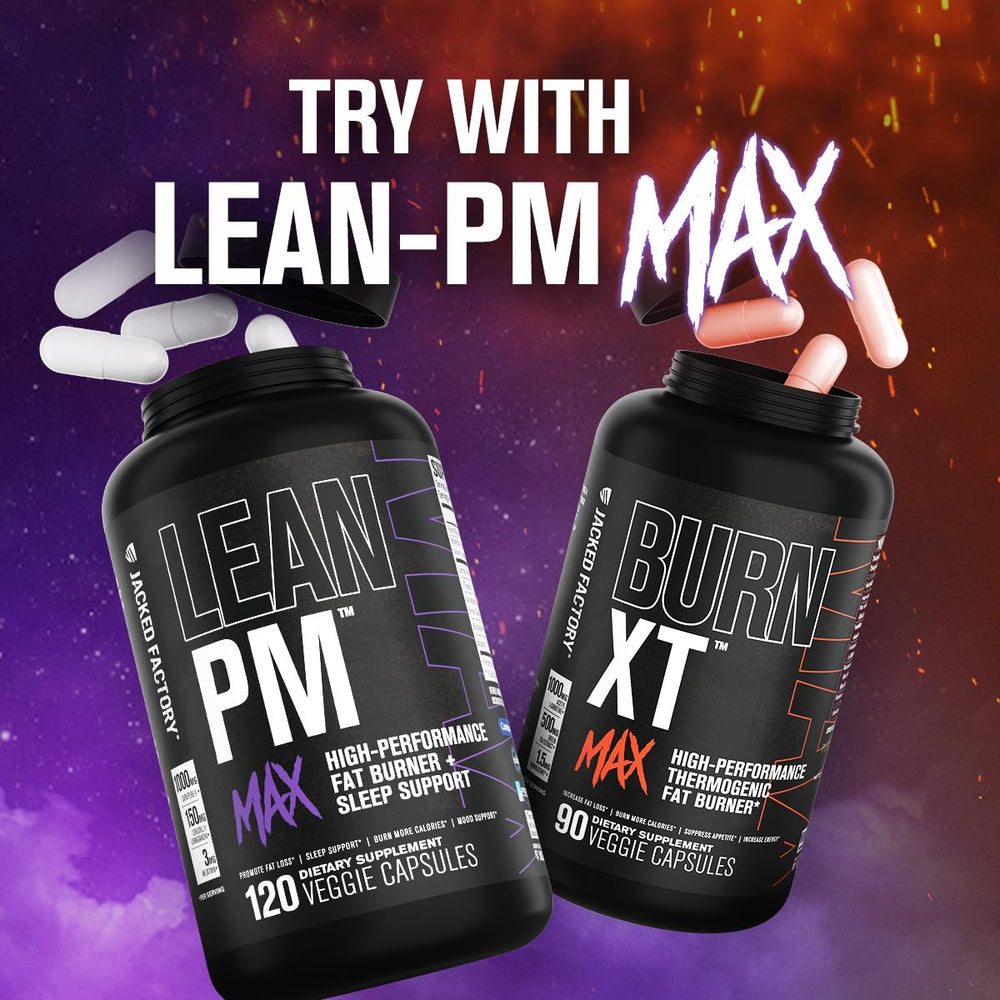 Jacked Factory Burn-XT Max capsules close-up for daily use