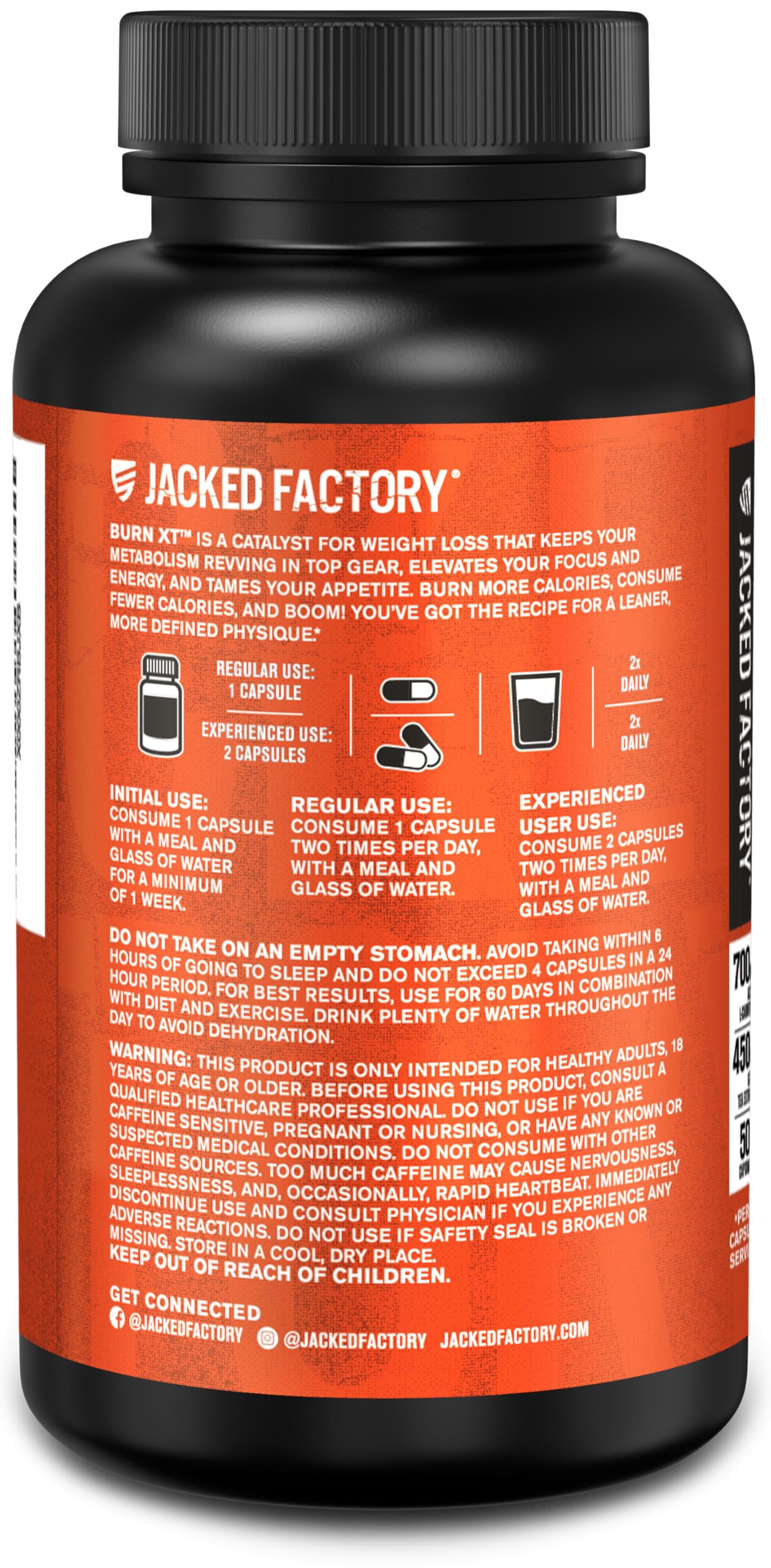 Caffeine-boost visual suggests quick energy for workouts.