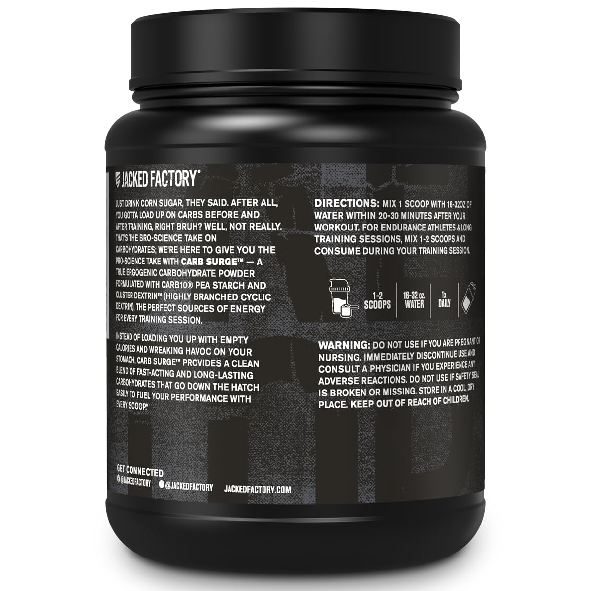 Endurance athlete uses Carb Surge for steady energy during training.