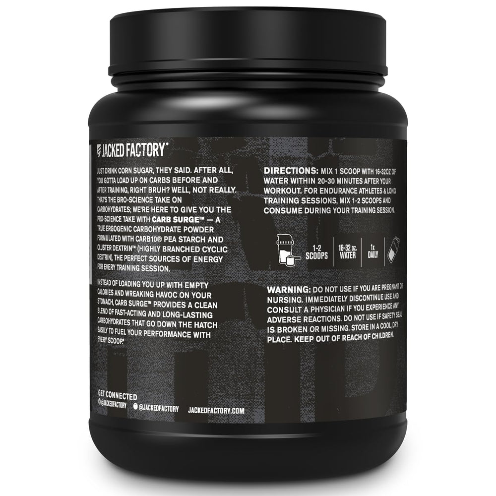 Endurance athlete uses Carb Surge for steady energy during training.