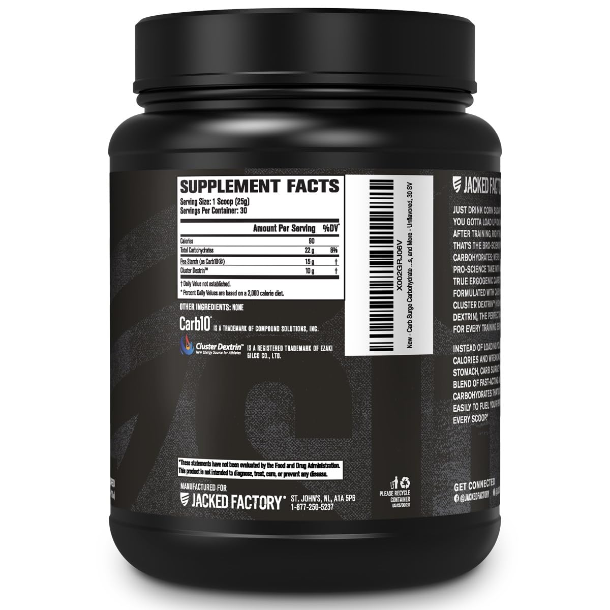 Packaging on shelf highlighting 30 servings and unflavored formula.
