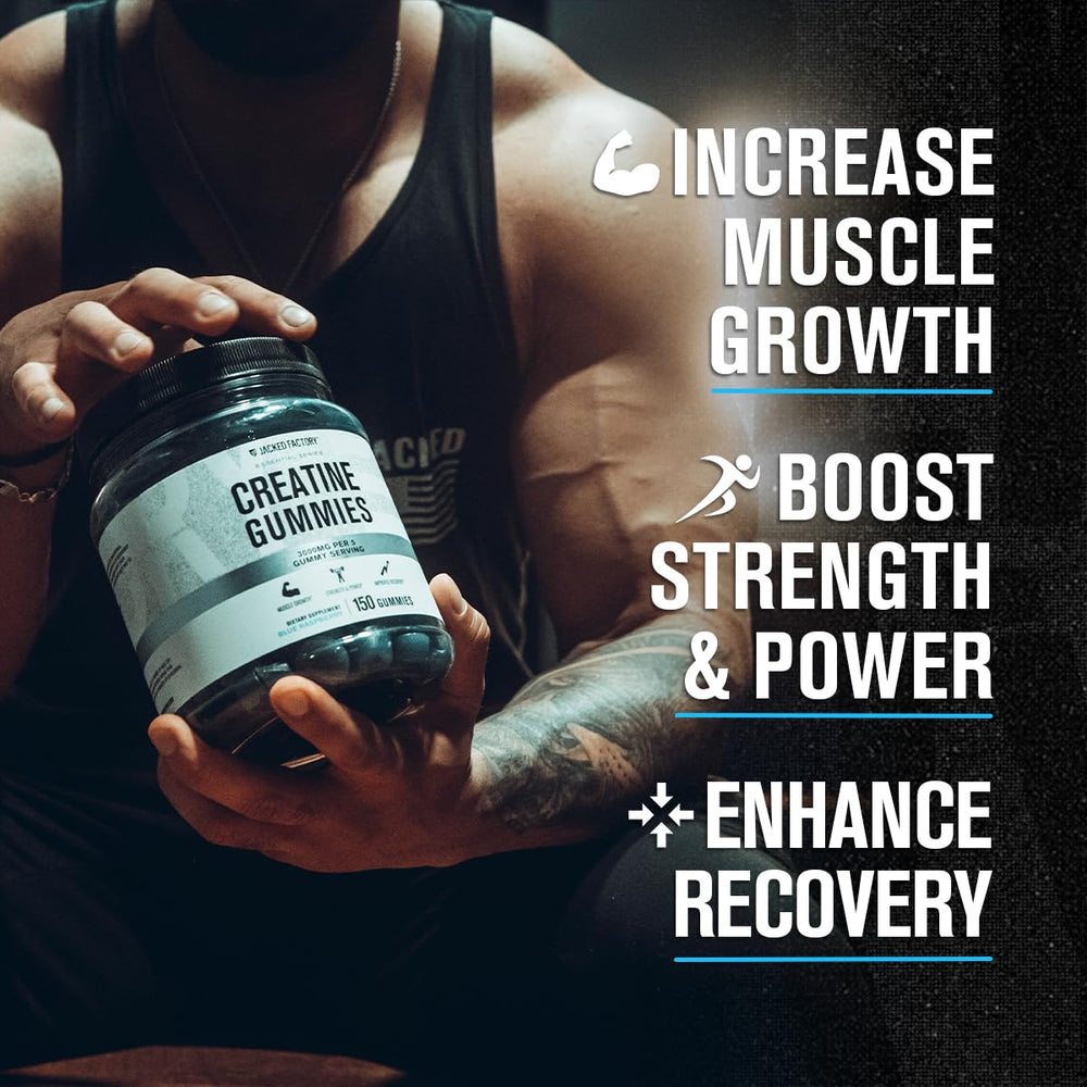 Jacked Factory Creatine Monohydrate Gummies cGMP facility certification seal