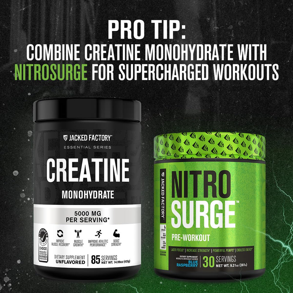 Glass with diluted creatine solution ready to drink.