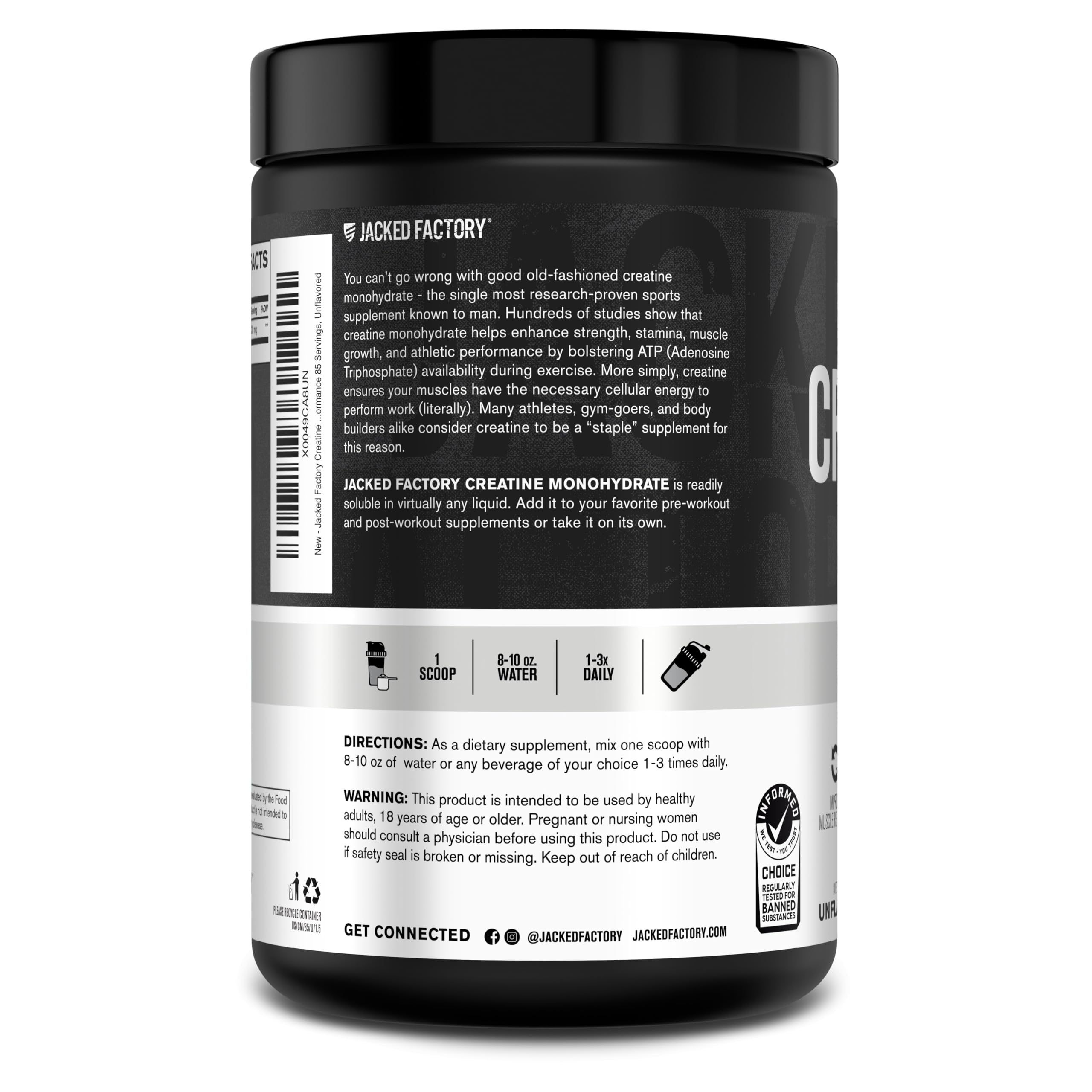 Factory quality badge indicating cGMP manufacturing standards.