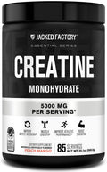 Jacked Factory Creatine Monohydrate Powder 425g – 85 Servings Peach Mango