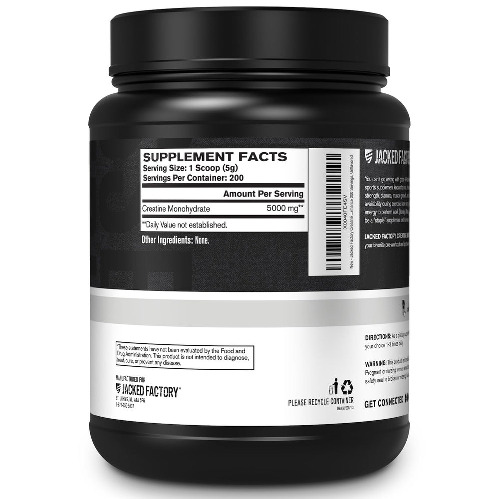 Jacked Factory Creatine Monohydrate dissolving in a protein shake for smooth texture
