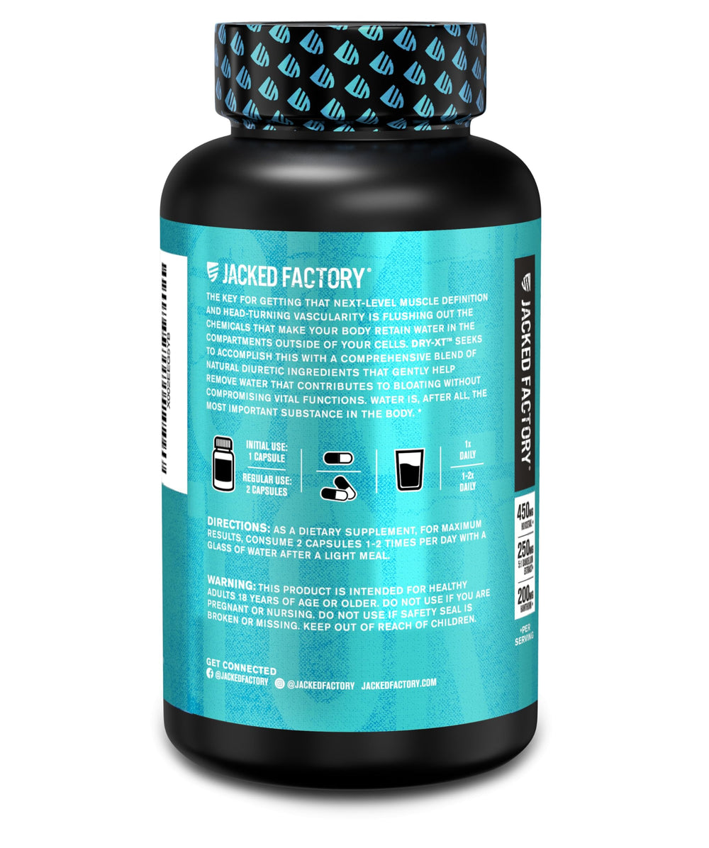 Jacked Factory Dry-XT packaging-on-shelf: premium presentation for discerning buyers