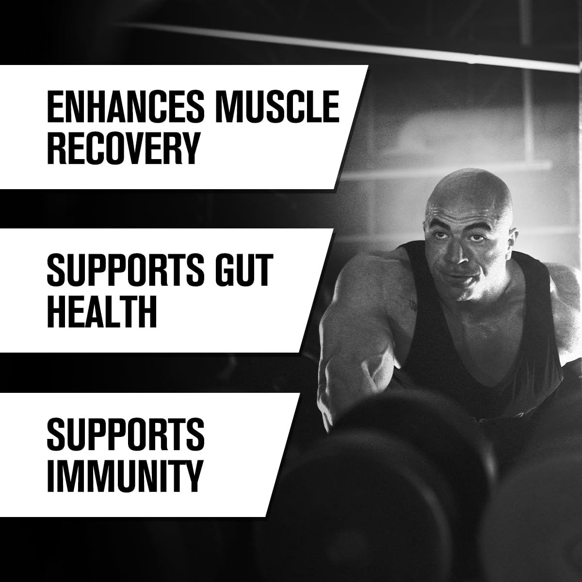 Packaging shot highlighting clean ingredients and cGMP manufacturing quality.