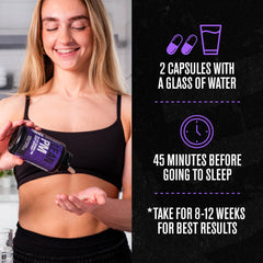 Jacked Factory Lean PM serving capsule closeup emphasizes pill form.
