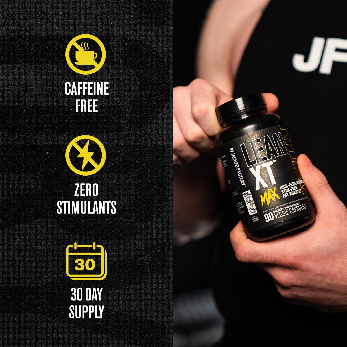 Lean-XT Max capsules close-up for easy daily use.