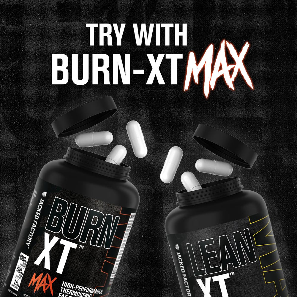 Lean-XT Max Green Tea feature hints at metabolism support.