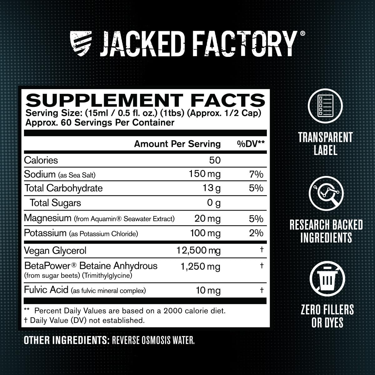 Jacked Factory Liquid Glycerol being mixed into pre-workout demonstrates versatility.