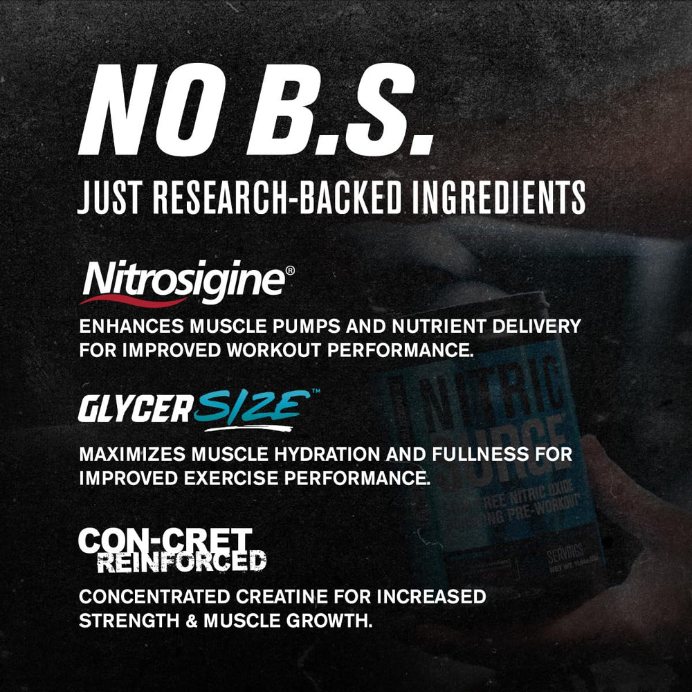 Jacked Factory Nitric Surge glycer-size glycerol for potential pumps.