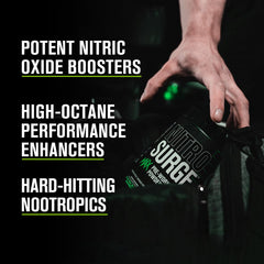 Jacked Factory Nitrosurge Max scoop dispensing for quick serving during workouts