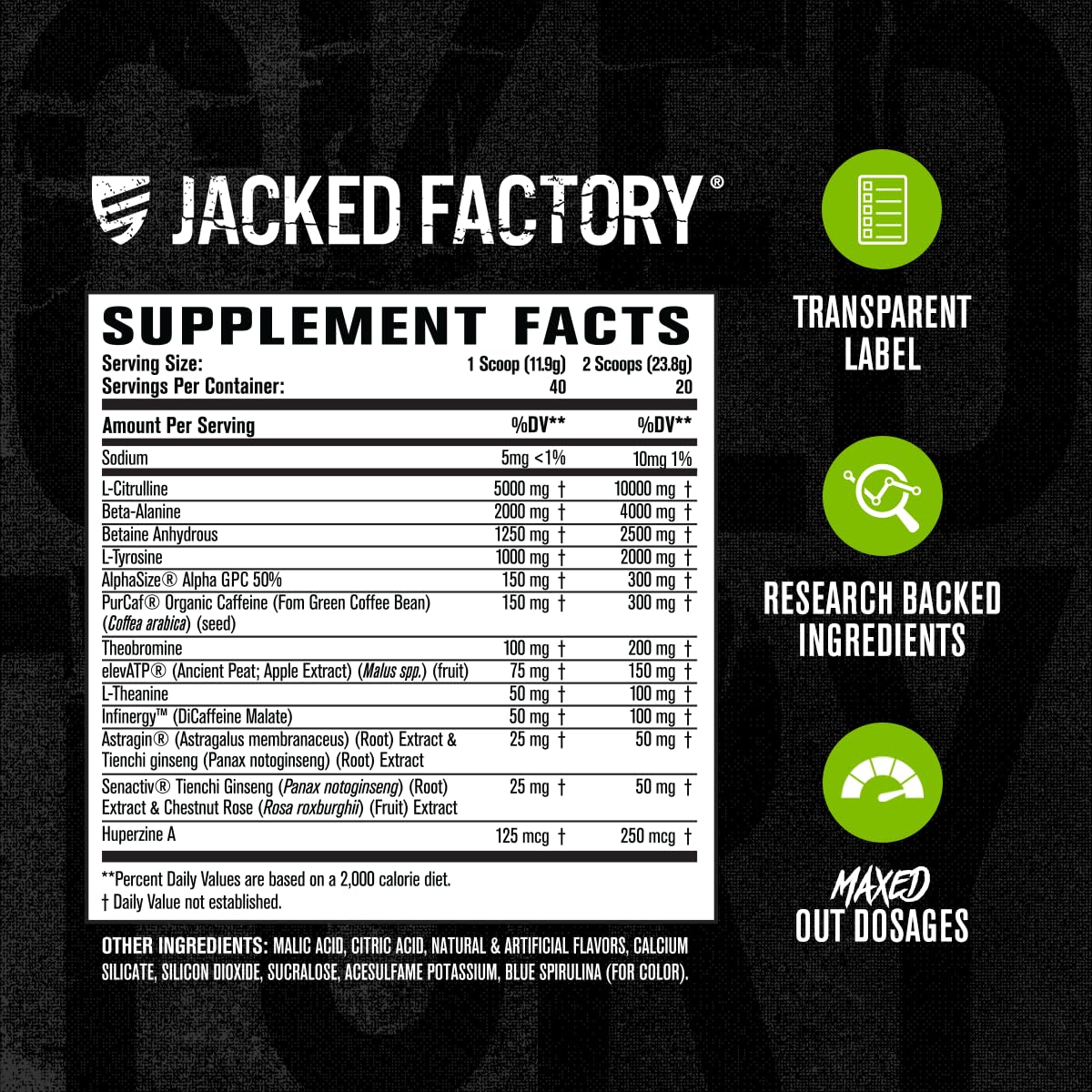 Jacked Factory Nitrosurge Max muscle pump visual during training