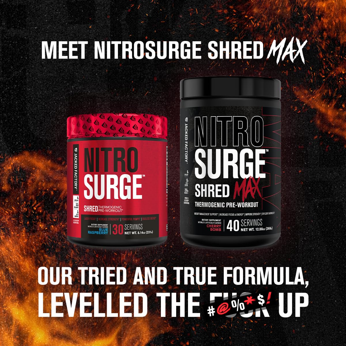 Jacked Factory Nitrosurge Shred CGMP facility badge signals quality manufacturing