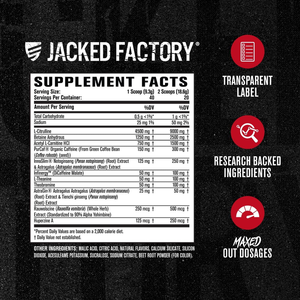 Jacked Factory Nitrosurge Shred Max in gym setting signals ready-to-energize training.