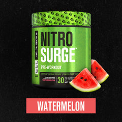 Jacked Factory Nitrosurge Watermelon can side view highlighting compact packaging for on‑the‑go energy