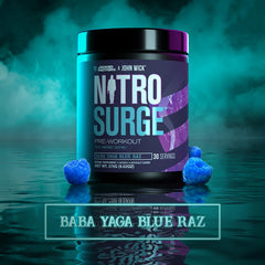 Jacked Factory Nitrosurge Wick label art captures battle-ready branding and flavor promise