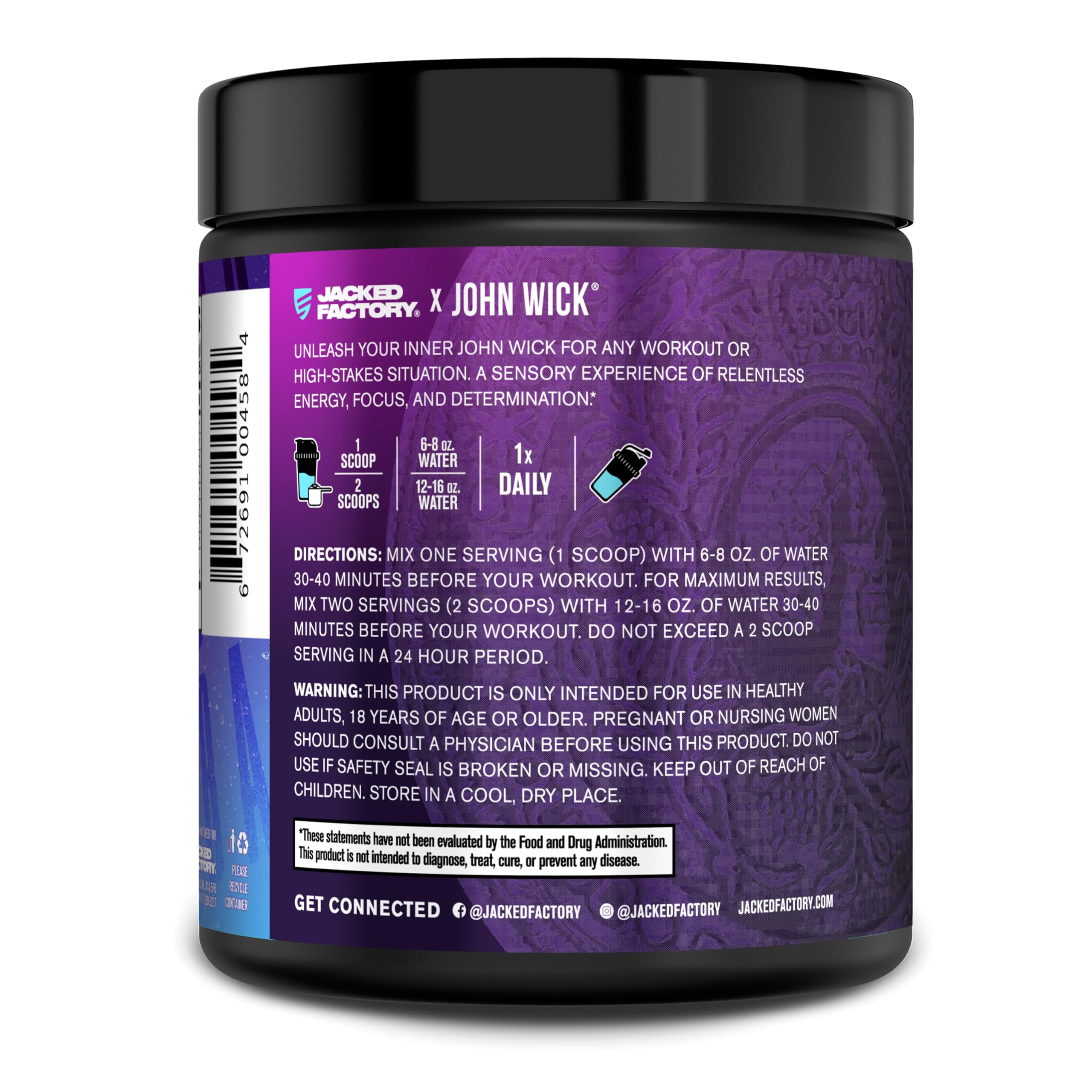 Jacked Factory Nitrosurge Wick action pack demonstrates intense energy on demand