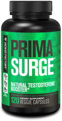 Jacked Factory PRIMASURGE bottle front shows label and energy-boosting potential for workouts.