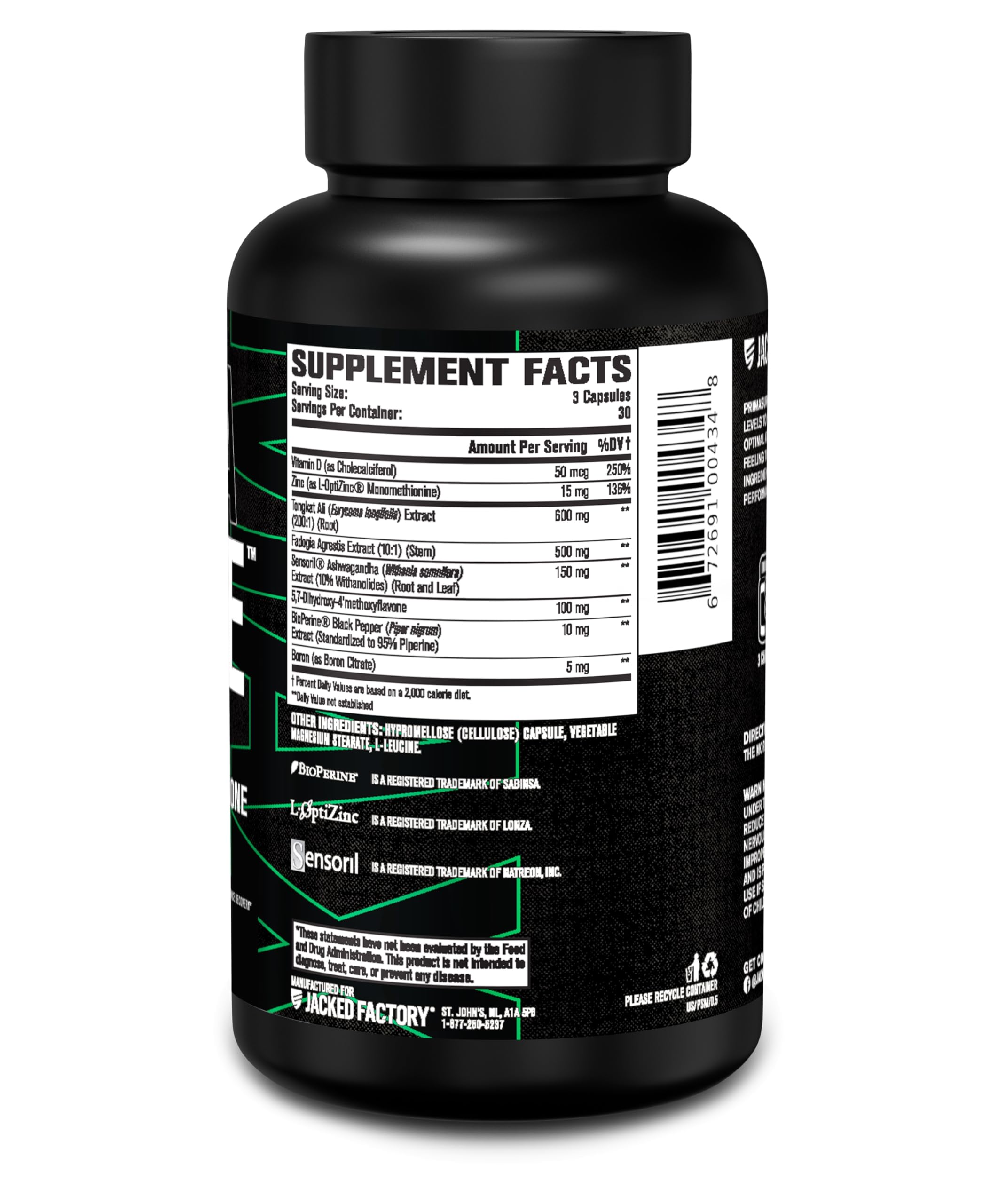 Jacked Factory Primasurge Max during workouts showing improved performance potential.