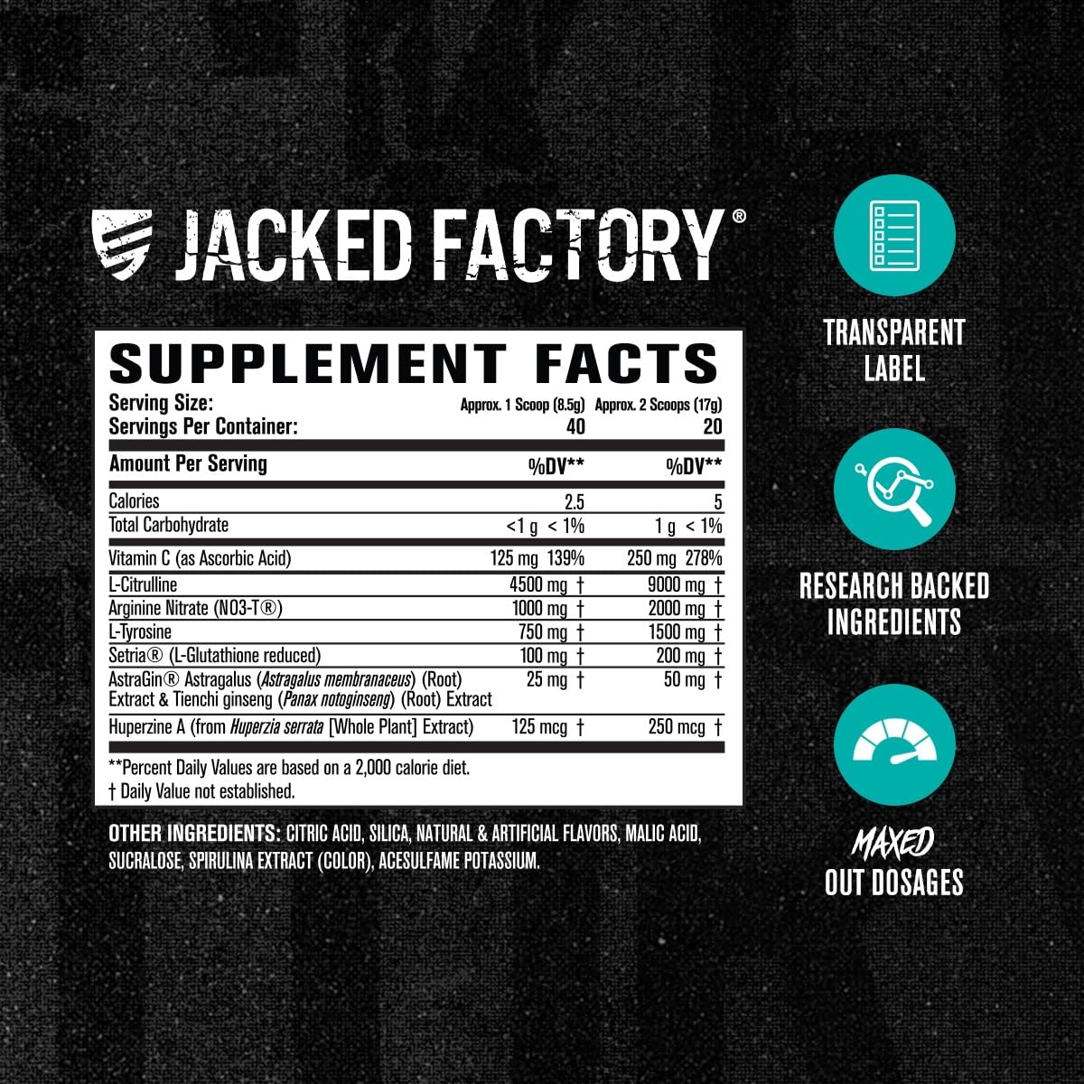 Jacked Factory Pumpsurge Max packaging box ready for retail display