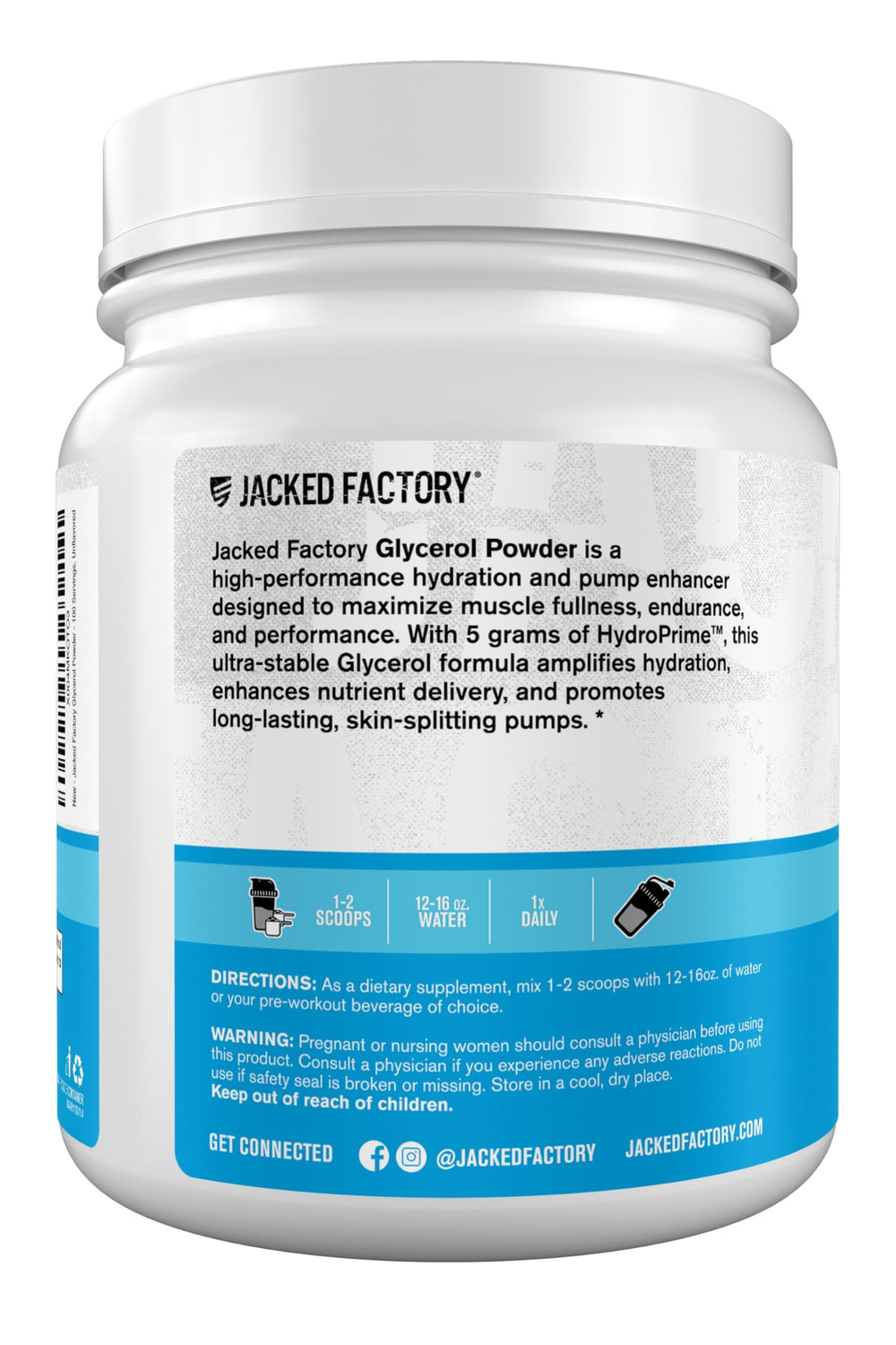 Jacked Factory unflavored powder case suited for any training phase.