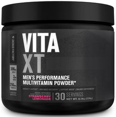 Jacked Factory Vita XT powder tub with full daily micronutrient profile for active men