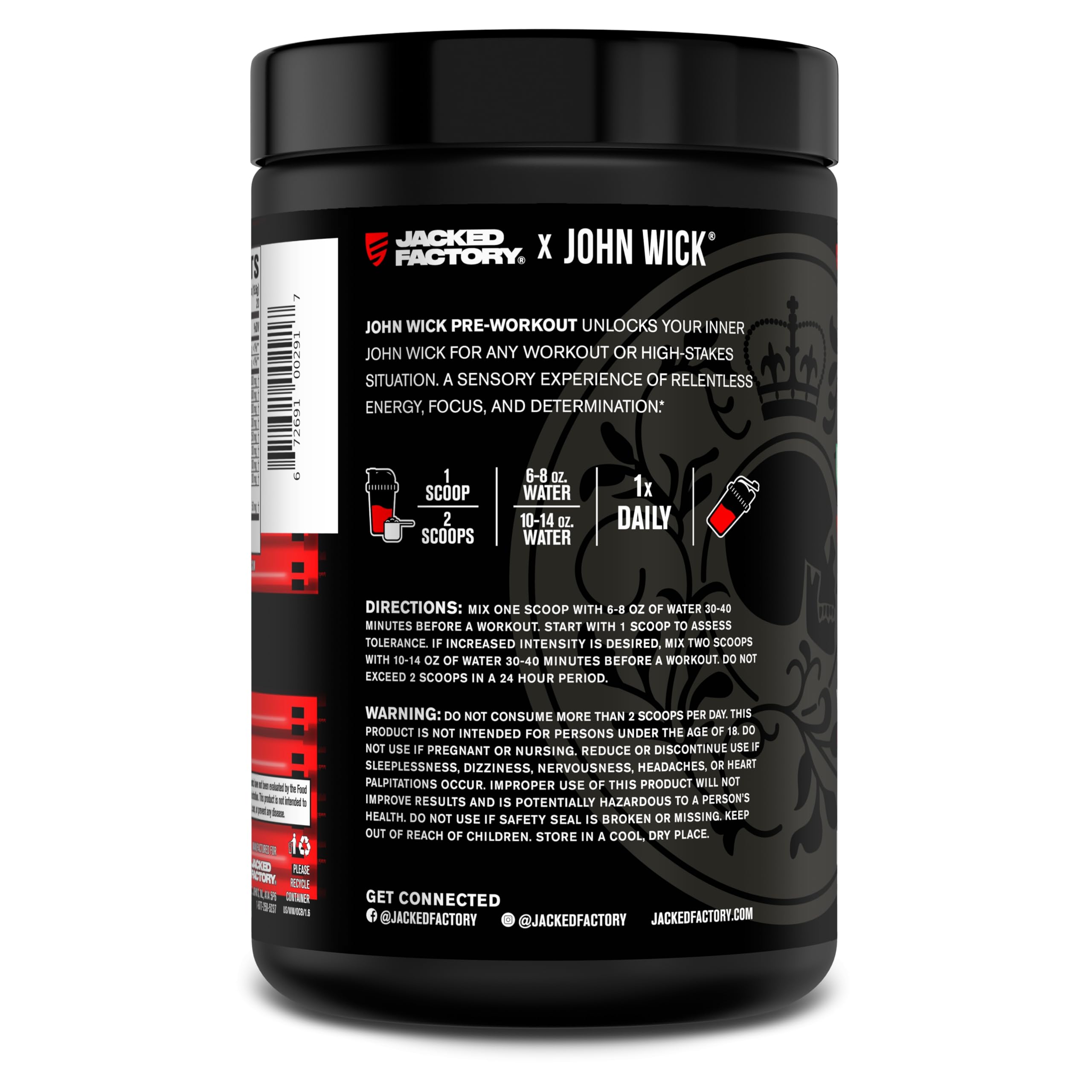 Jacked Factory Wick Mode shaker-mix for convenient on-the-go energy