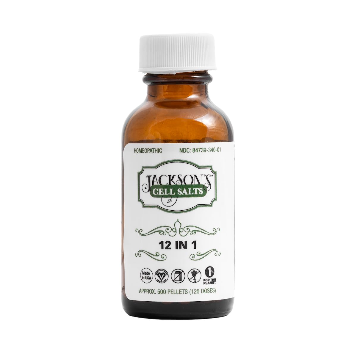 Jackson’s 12-in-1 Cell Salt bottle front for easy daily use.