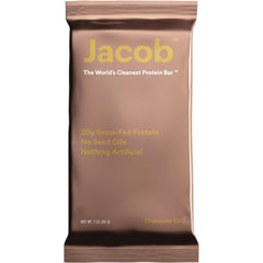 Jacob Bar chocolate wrap shows a clean label and tasty snack