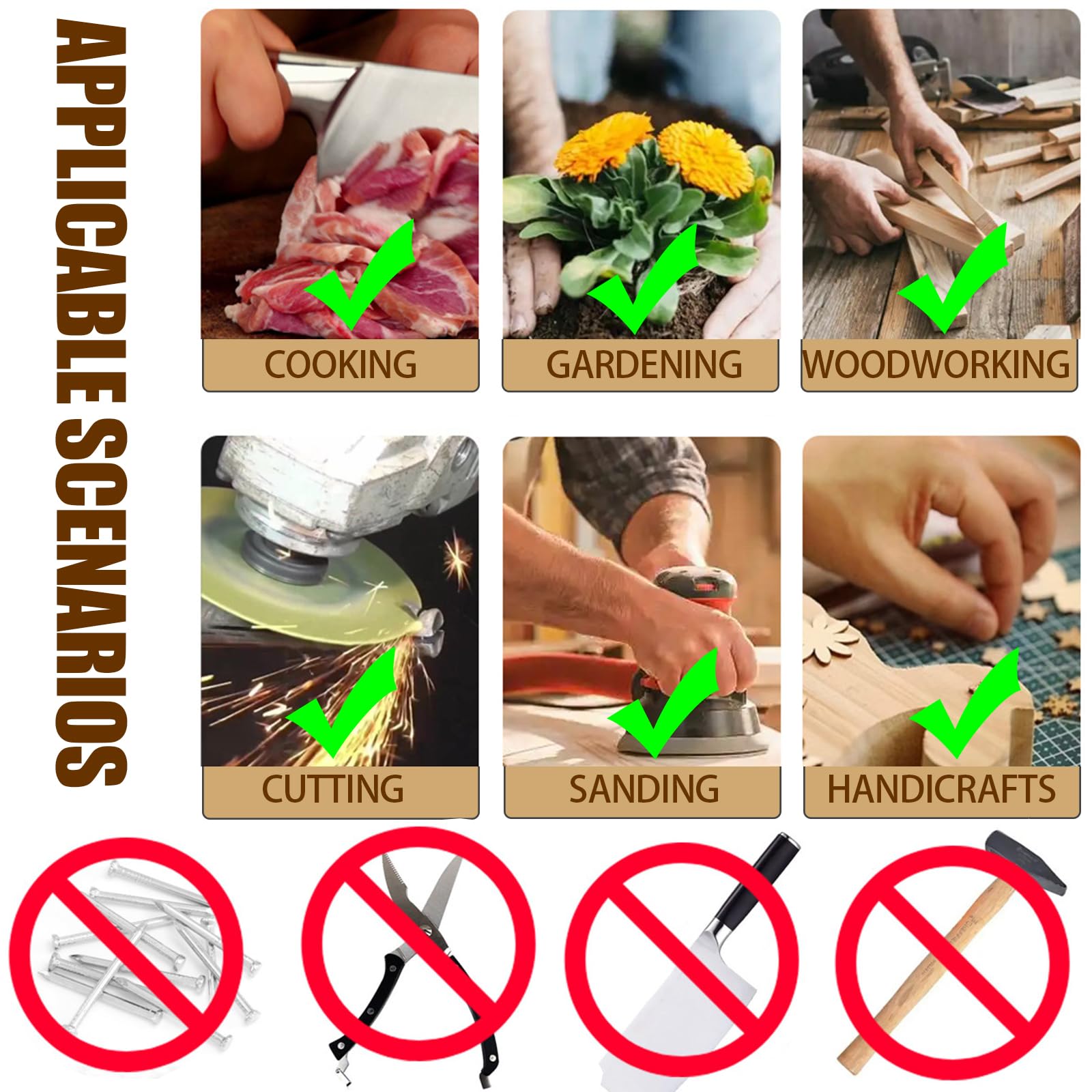 JADE KIT food prep finger sleeves help protect fingers during minor injuries.