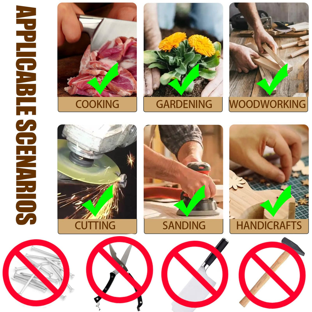 JADE KIT food prep finger sleeves help protect fingers during minor injuries.