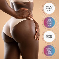 Jadee Curve Gainer capsules ready for daily use to support booty and hip fullness.