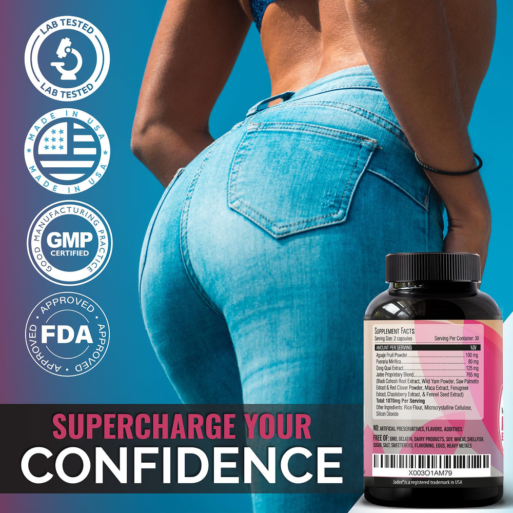 Jadee Curve Gainer Pueraria Mirifica component featured for potential curve support.