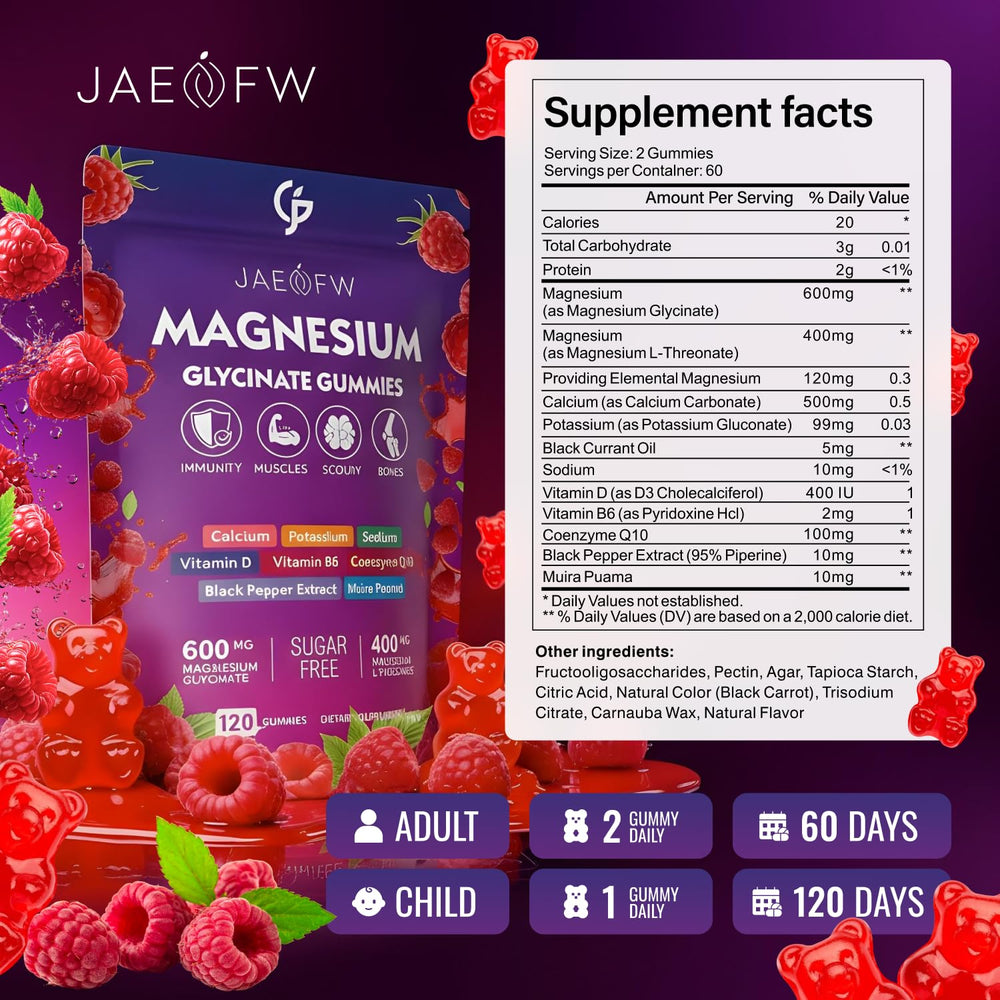 JAENFW daily routine shot highlights an easy 60-day supply in a single bottle.