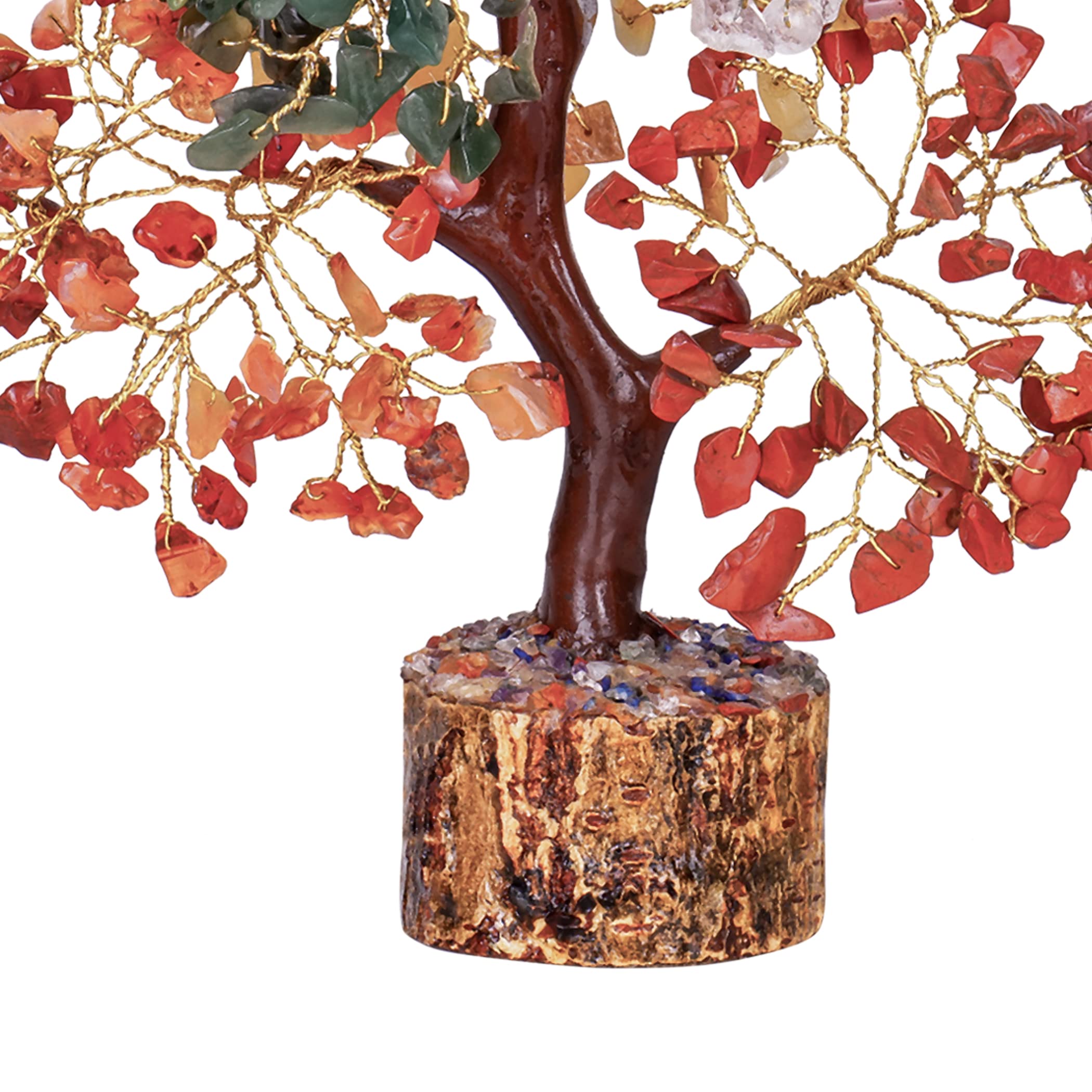 JAGASY Crystals carnelian stone glow supporting creative energy during study or work
