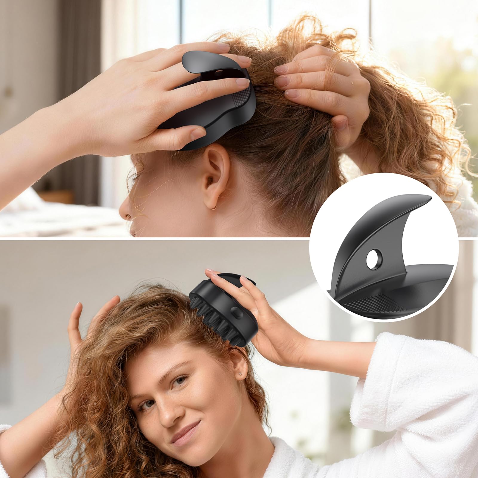 Works with all hair types for even product distribution