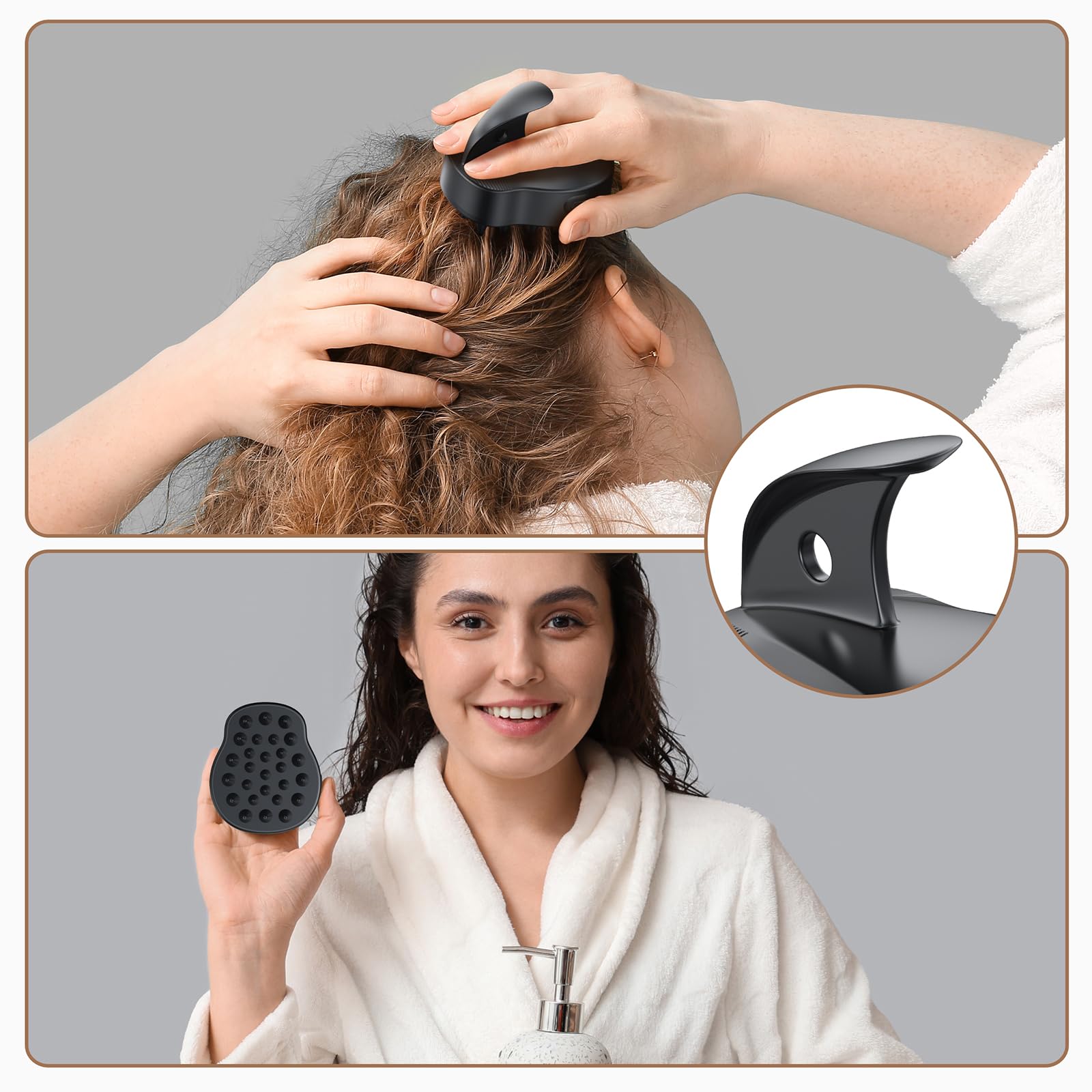 Jaipleura brush suitable for all hair types for versatile care.