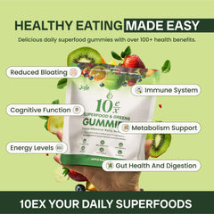 Close-up of Jaje Health apple-flavored gummies highlights tasty texture.