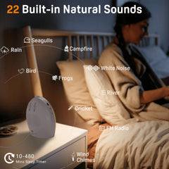 JALL Sunrise Alarm Clock Bluetooth speaker and 25 soothing sounds