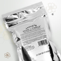 Jamie’s Hive to Table pollen granules harvested from flowers add natural flavor to smoothies.