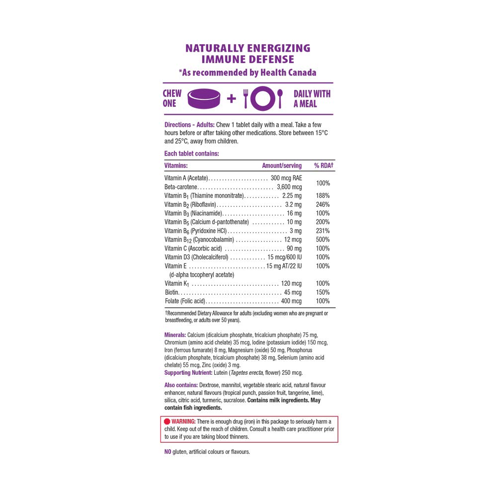 Jamieson vitamin and mineral blend for balanced daily nutrition