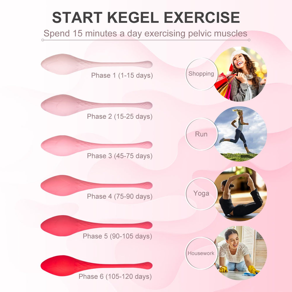 JANNSK Kegel System silicone design—ergonomic, waterproof material for hygienic home training.