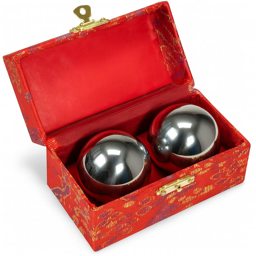 JapanBargain bolas Baoding para manejo suave y relajación de la mano