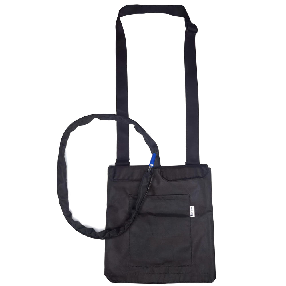 JARCEEVAN urine bag holder in durable fabric conceals a catheter bag with privacy in mind