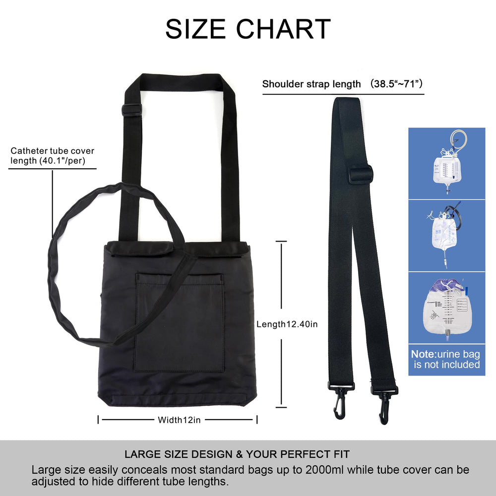 JARCEEVAN tube cover conceals varying catheter tube lengths